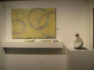 "Great Expectation" and ""Sweet Dreams" go great with Mike's dreamy layered, plast and wax painting